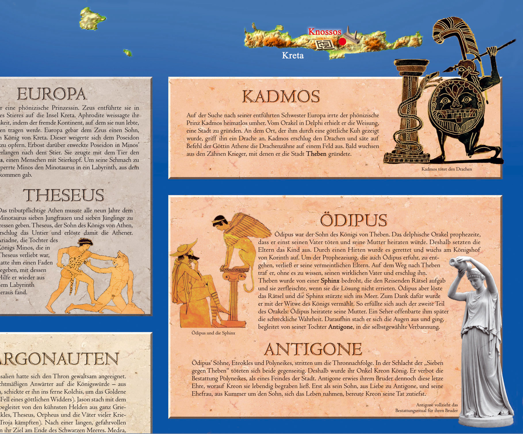 Griechische Sagen (Detailansicht) POSTER Detail